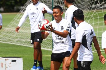 (FOTOS) Selección peruana Sub 23 sigue trabajando de cara al Preolímpico