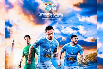 Cristal enfrentará a Católica de Chile en 'Tarde Celeste'