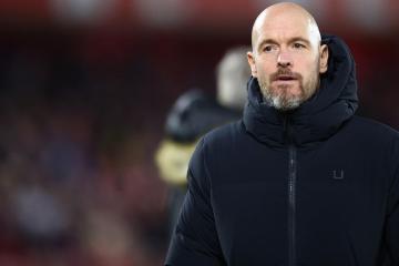 Ten Hag: "Estoy decepcionado con la actuación antes del entretiempo"