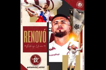 Universitario hizo oficial la renovación de Ureña