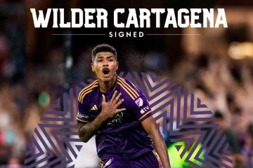 ¡Se queda! Orlando City adquirió el pase de Wilder Cartagena
