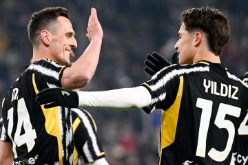 Juventus goleó a Frosinone y avanzó a semifinales de la Copa Italia