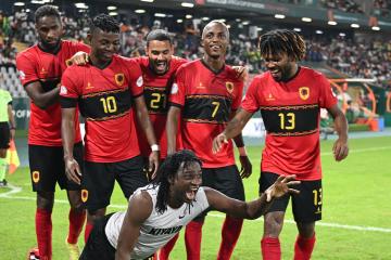 Angola venció a Burkina Faso y avanzó a octavos de la Copa Africana