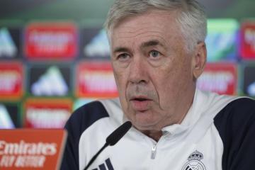 Ancelotti: "Ante el Atlético va a ser un partido competido"