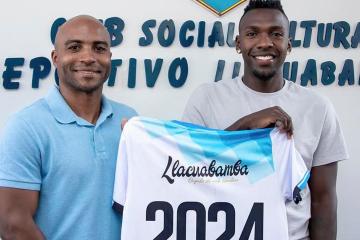 Steven Aponzá fue anunciado en Deportivo Llacuabamba