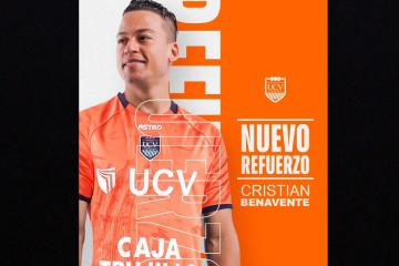 Cristian Benavente es nuevo jugador de la César Vallejo
