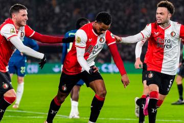 Sin López, Feyenoord venció a PSV y avanzó a cuartos de la Copa de Holanda