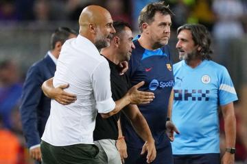 Guardiola: "Quiero dar mi apoyo incondicional a Xavi"