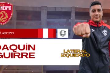 Sport Huancayo oficializó el fichaje de Joaquín Aguirre