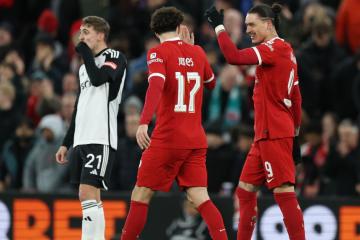 Liverpool sacó ventaja ante Fulham por la Copa de la Liga inglesa