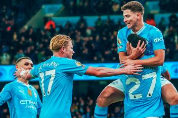 Manchester City goleó al Burnley y vuelve a ser escolta del Liverpool