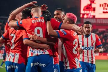 Girona goleó por 5-1 a Sevilla y continúa siendo la sorpresa en Laliga