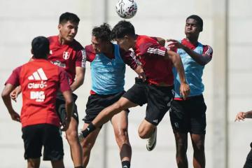 (FOTOS) La selección Sub-23 continúa su preparación enfocado en el debut del Preolimpico ante Chile