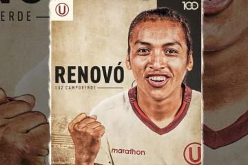 Universitario confirmó la renovación de atacante Luz Campoverde para la temporada 2024