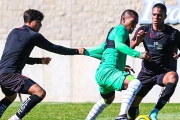 Con Aquino, Santos Laguna venció por 3-2 a Atlas en partido amistoso