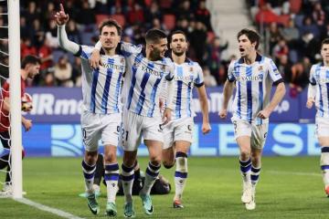 Real Sociedad avanzó a cuartos de final en la Copa del Rey