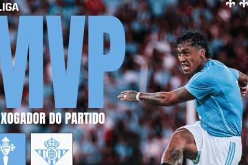 Tapia fue elegido el mejor jugador del Celta - Betis