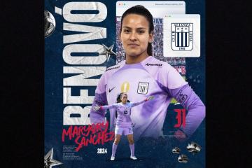 Maryory Sánchez renovó con Alianza Lima