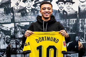 Jadon Sancho volvió al Dortmund