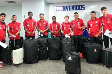 Selección peruana Sub 23 ya está en Venezuela para jugar el Preolímpico