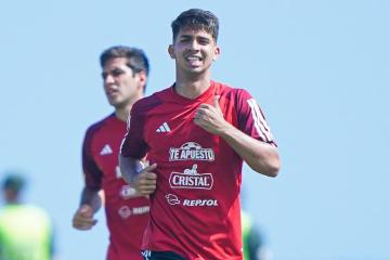 Perú Sub-23 realizó su primer entrenamiento en Venezuela