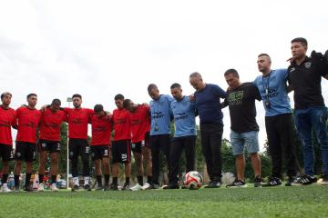 (FOTOS) Unión Comercio comenzó con los trabajos de pretemporada