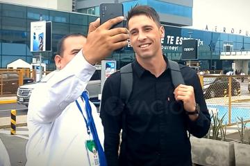 Sebastián Britos arribó a Lima y se sumará a pretemporada de Universitario