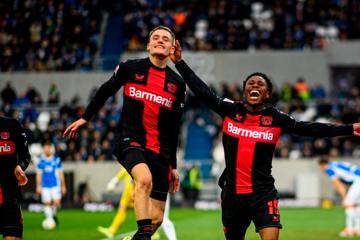 Leverkusen venció de visita al Darmstadt y sigue viviendo en la punta