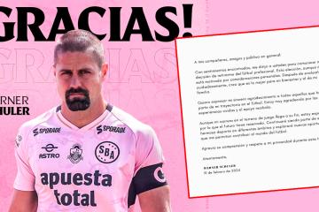Werner Schuler se retira del fútbol profesional por temas personales