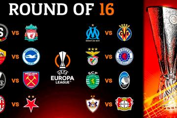 Así quedaron definidos los octavos de final de la Europa League