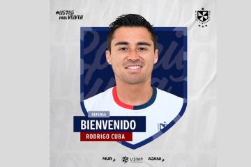 Rodrigo Cuba fue anunciado como nuevo 'jale' de la U. San Martín
