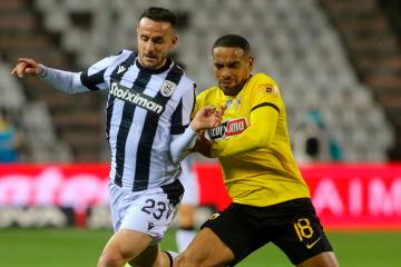 AEK empató frente a PAOK con Alexander Callens de titular