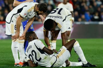 Rüdiger salió sentido y prendió las alarmas en el Real Madrid
