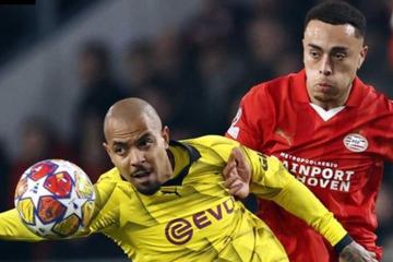 PSV igualó 1-1 con Borussia Dortmund