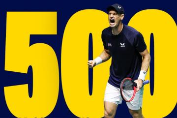 Andy Murray llegó a las 500 victorias en cancha dura