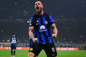 Inter venció a Atlético de Madrid por la ida de la Champions League