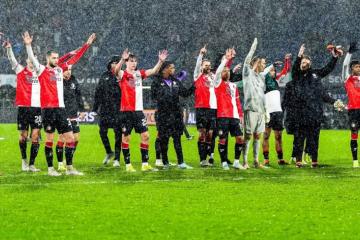 Sin López, Feyennord venció por la mínima diferencia a Waalwijk por la liga de Países Bajos