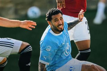 Sergio Peña fue titular en amistoso del Malmö