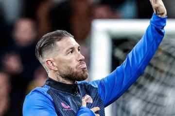 Ramos: "Gracias Bernabéu por el cariño recibido"