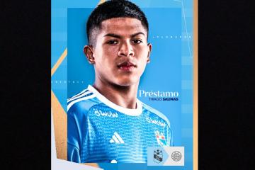 Sporting Cristal anunció el préstamo de Thiago Salinas