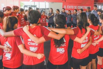 (FOTOS) La selección femenina sub 20 inició un nuevo ciclo de trabajos