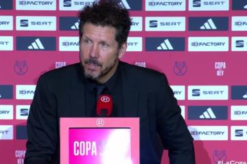 Simeone: "Tranquilidad, este es el camino"