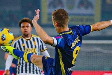Verona y Juventus se repartieron los puntos tras empatar 2-2