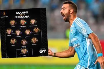 ¡Sigue de moda! Martín Cauteruccio integra equipo de la semana de Copa Libertadores