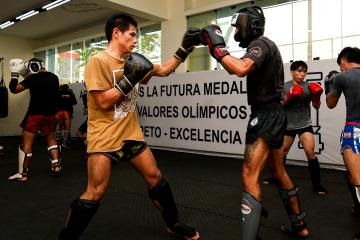 Selección de muay thai se prepara con intensidad para Juegos Bolivarianos