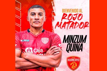 ¡Rojo Matador se refuerza! Minzum Quina arregló con Sport Huancayo