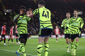 Arsenal no tuvo piedad del Sheffield United