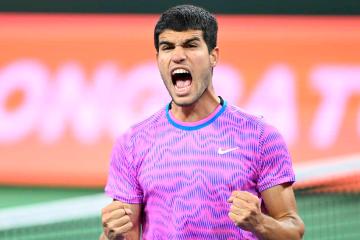 Alcaraz se citó con Sinner en las semifinales de Indian Wells