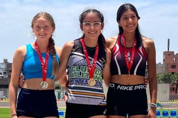 Cayetana Chirinos se impuso en el Campeonato Nacional de Atletismo U20