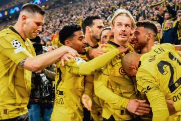 Borussia Dortmund venció al PSV y clasificó a cuartos de final de la Champions
